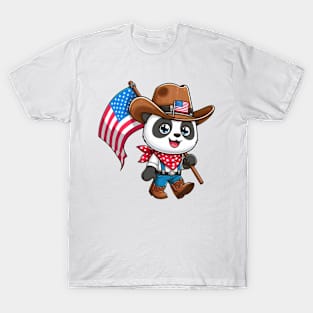 A Whimsical Tribute to American Culture in Cartoon Style T-Shirt T-Shirt